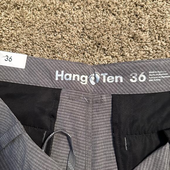 Hang Ten NWT Men’s Grey Patterned Shorts size 36 - Picture 5 of 8